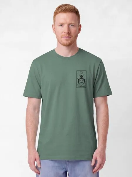 watapparel watapparel T-Shirt Unisex Tarot Strength, Green bay, – Produktbild 2 von 2