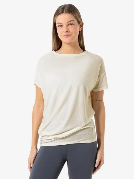 Super.Natural Super.Natural T-Shirt YOGA LOOSE BIO J TEE für Damen, Merino, Fresh white, – Produktbild 1 von 4