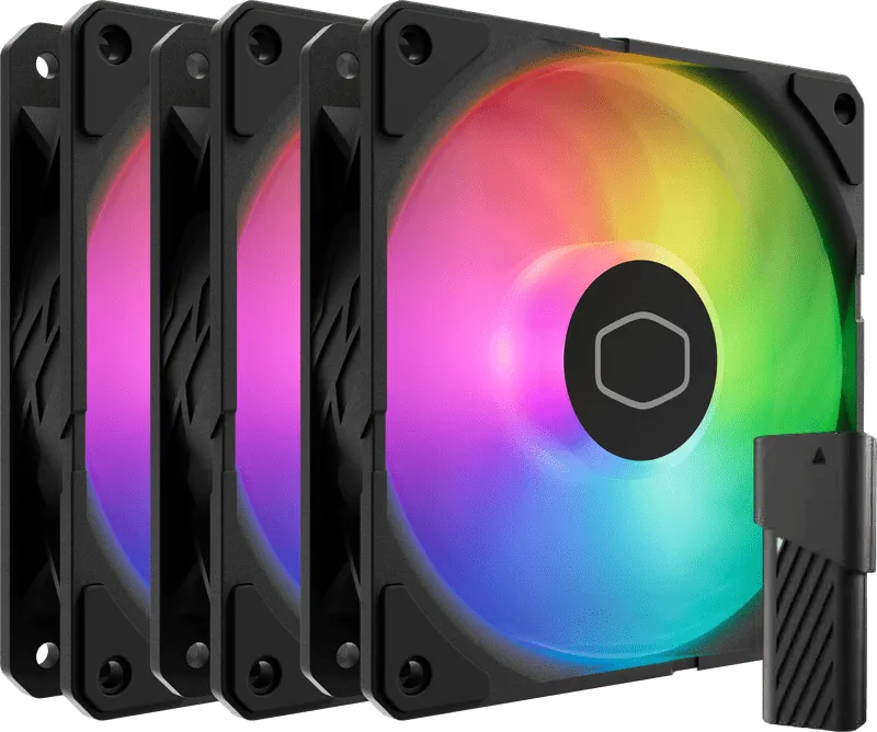 Cooler Master Cooler Master SickleFlow Edge 120 ARGB - Triple Fan Pack, Schwarz, – Produktbild 1 von 1