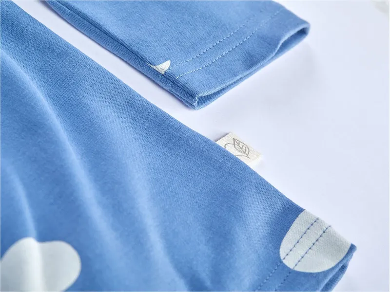 HANS NATUR Kinder Langarmshirt Bio-Baumwolle Wal blau Gr.122/128, Blau, – Produktbild 2 von 2