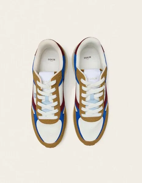 Odaje Odaje Sneaker Anael, Brown/blue/burgundy, – Produktbild 6 von 6