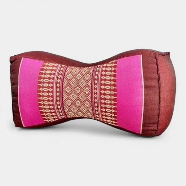 Der Lindwurm Der Lindwurm Nackenkissen- Sanduhrform mit Kapokfüllung, Magenta/weinrot, – Produktbild 1 von 1
