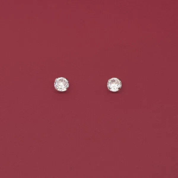fejn jewelry fejn jewelry Ohrstecker 'sparkle stud', Silber, – Produktbild 1 von 3