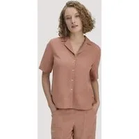 hessnatur hessnatur Bluse Relaxed aus TENCEL Lyocell mit Leinen, Rosé, – Produktbild 1 von 1