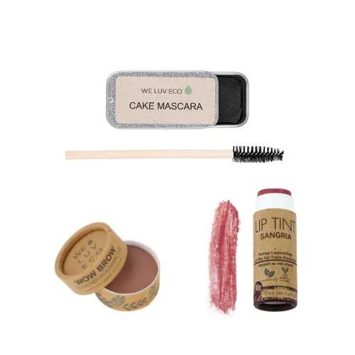 WE LUV ECO WE LUV ECO BEGINNER – Zero Waste Make Up Set, Sangria (rotbraun), – Produktbild 1 von 1