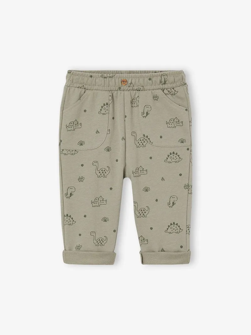 Vertbaudet Baby Joggpants, Salbeigrün, – Produktbild 1 von 3