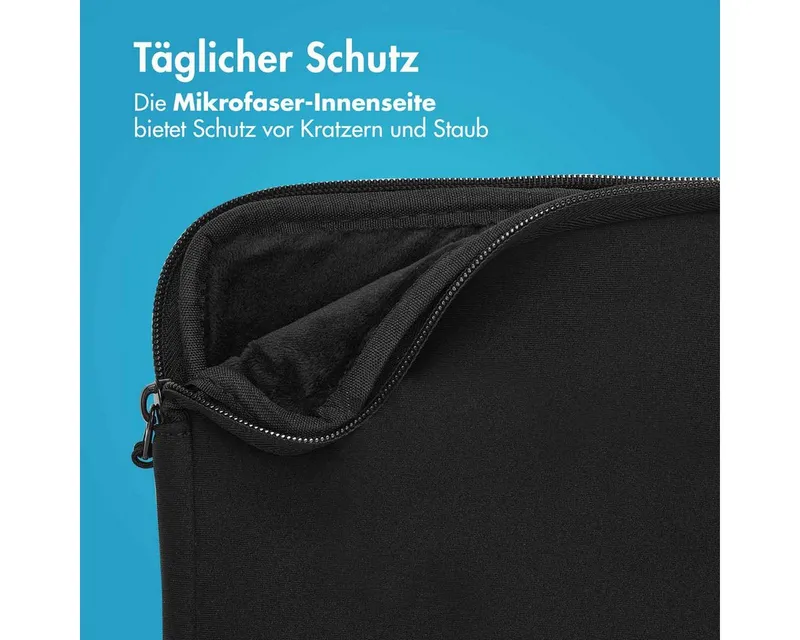 imoshion imoshion Laptop-Hülle imoshion Laptop Hülle mit Staufach 14 Zoll - Laptop Sleeve, Schwarz, – Produktbild 4 von 5