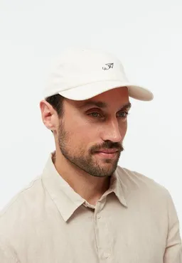 Givn Berlin Givn Berlin Dad Cap GBTIM (PAPER PLANE) aus Bio-Baumwolle mit Stickerei - Off White – Produktbild 1 von 1