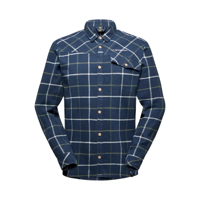 La Sportiva Langarmshirt La Sportiva Rambler Light Flannel, Bleu, – Produktbild 1 von 1
