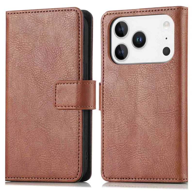 imoshion imoshion Luxuriöse Klapphülle für das Apple iPhone 17 Pro Max, Braun, – Produktbild 1 von 1
