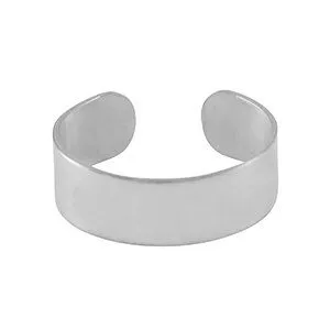 ELEKTROPULLI Größenverstellbarer breiter Ring Ø17mm von Elektropulli, Silber, – Produktbild 2 von 3