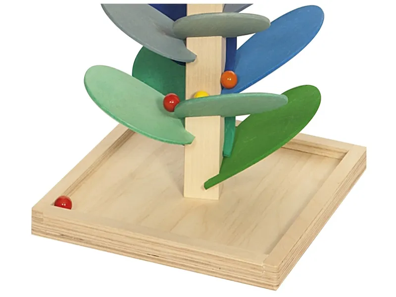 Magic Wood Magic Wood Kugelbahn Klangbaum groß aus Holz, 6 Murmeln Höhe 72 cm, Mehrfarbig, – Produktbild 2 von 2