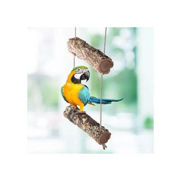Kork-Deko Kork-Deko Vogel-Schaukel Sitzstangen aus Naturkork-Ästen 80 cm – Produktbild 1 von 6
