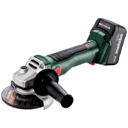 Metabo Metabo Akku-Winkelschleifer W 18 L BL 9-125, metaBOX 165 L, 18V 2x4Ah Li-Power + Ladegerät – Produktbild 1 von 1
