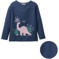 People Wear Organic People Wear Organic Langarm Shirt, dunkelblau, "Dinosaurier", Bio-Baumwolle – Produktbild 1 von 1