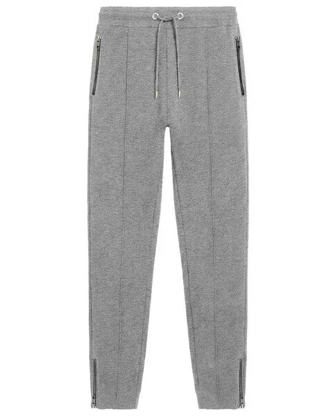Earth Positive Earth Positive Organic Sweatpants Jogginghose Zips Bio Baumwolle, Grau melange, – Produktbild 1 von 2