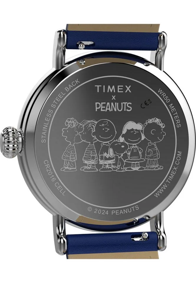 Timex Quarzuhr PEANUTS, (1-tlg), Quarz Analog, Blau, – Produktbild 2 von 4