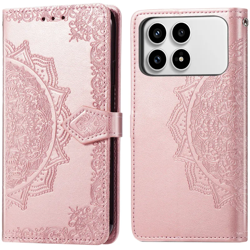 imoshion imoshion Mandala Klapphülle für das Xiaomi Poco F8 Pro, Rosegold, – Produktbild 1 von 1
