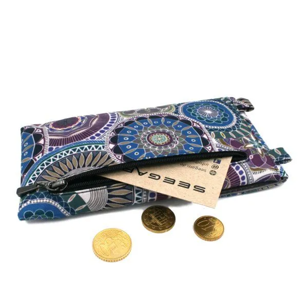 Seegarn Seegarn Handytasche / Umhängetasche (MB01), K2 - kette schwarz, – Produktbild 2 von 3