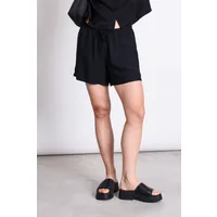 JAN N JUNE JAN 'N JUNE Damen vegan Shorts Drawstring Lov Schwarz – Produktbild 1 von 1