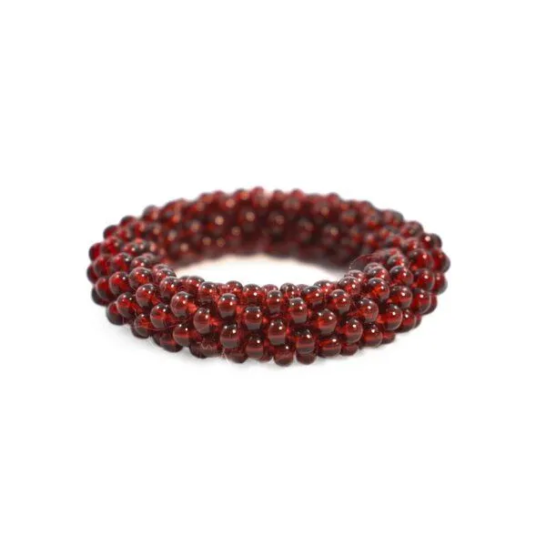 Sakiba Sakiba Ring Svelte Cirlce, Bordeaux, – Produktbild 2 von 3