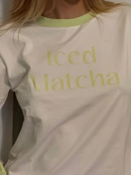New Orchard New Orchard Vegan T-shirts, Weiß und hellgrün, – Produktbild 2 von 4