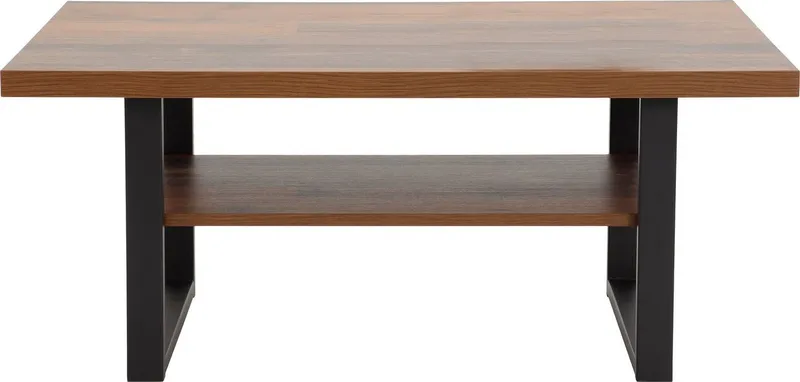HELA Couchtisch ANTON, mit Ablagefläche, Braun|schwarz, – Produktbild 2 von 8