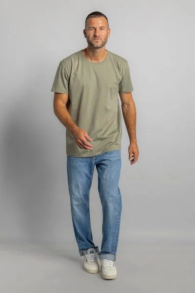 DIRTS dirts Premium Blank T-Shirt STANDARD, Dusty olive, – Produktbild 2 von 4