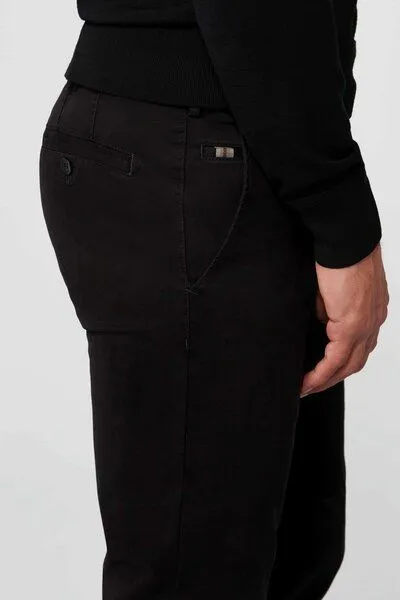 Meyer MEYER Soft Cotton Chino, Schwarz (schwarz), – Produktbild 4 von 4