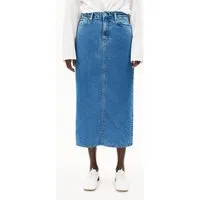 ARMEDANGELS ARMEDANGELS KAALYKE DENIM Damen Jeansrock aus recycelter Baumwolle, Blue, – Produktbild 1 von 1