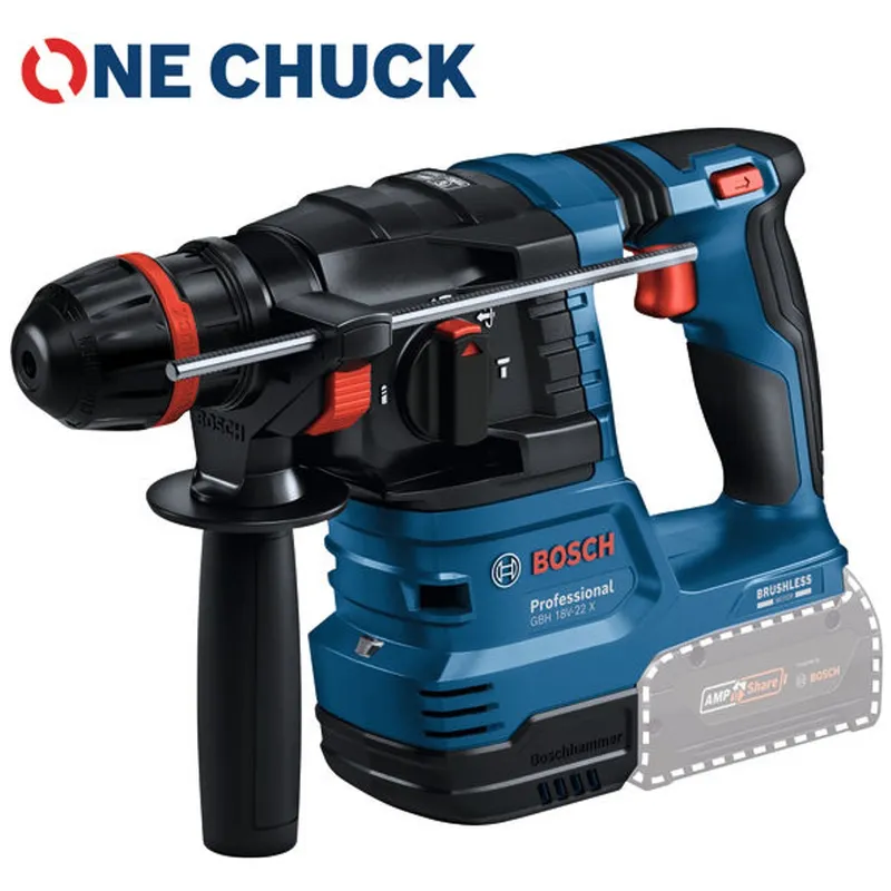 Bosch Professional Bosch Professional Bosch Akku-Bohrhammer mit ONECHUCK GBH 18V-22 X, incl. Tiefenanschlag, Karton – Produktbild 1 von 1