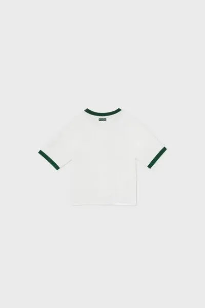 New Orchard New Orchard Vegan T-shirts, Weiß und grün, – Produktbild 4 von 4