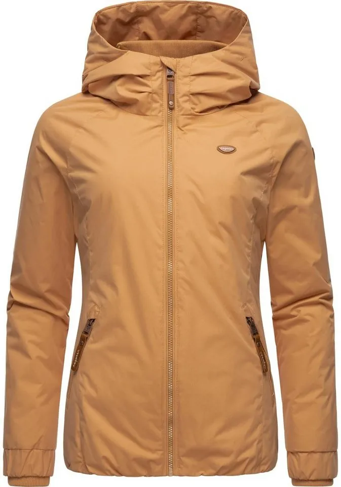ragwear ragwear Winterjacke Dizzie Winter wasserdichte Outdoorjacke mit Kapuze für den Winter, Beige|braun, – Produktbild 5 von 5