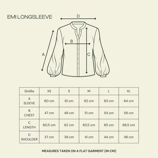 NORDLICHT NORDLICHT Musselin Bluse Emi-Langarm aus 100% Bio-Baumwolle, Schwarz, – Produktbild 4 von 4