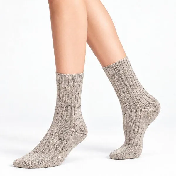 Opi and Max Opi and Max Wollsocken Damen Socken Bio-Wolle & Bio-Baumwolle GOTS Warme Rippstrick, Navy, – Produktbild 2 von 2