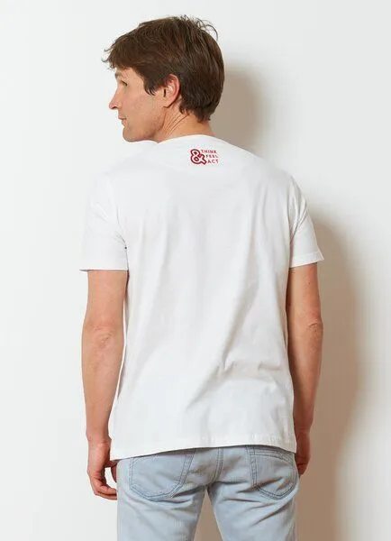 SPARKLES OF LIGHT SPARKLES OF LIGHT Yoga Shirt | THINK FEEL ACT, Weiss, – Produktbild 3 von 3