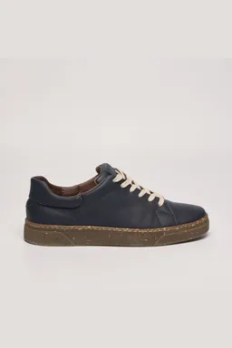 AGAZI AGAZI Herren vegan Sneaker Jacob Marineblau – Produktbild 1 von 1
