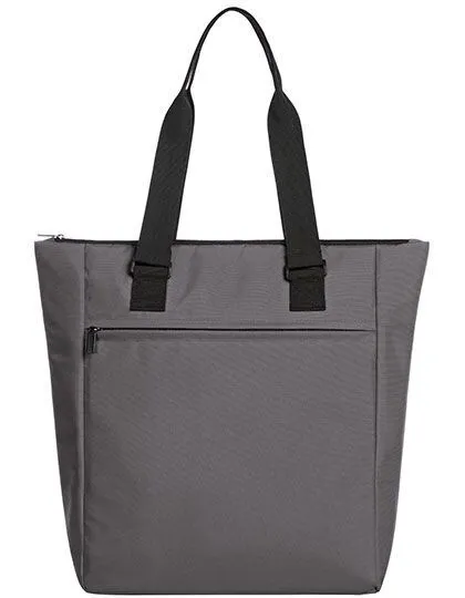 Halfar Halfar Einkaufstasche/Kühltasche aus recyceltem Polyester 33 x 40 x 15 cm, Grau (anthracite), – Produktbild 1 von 1