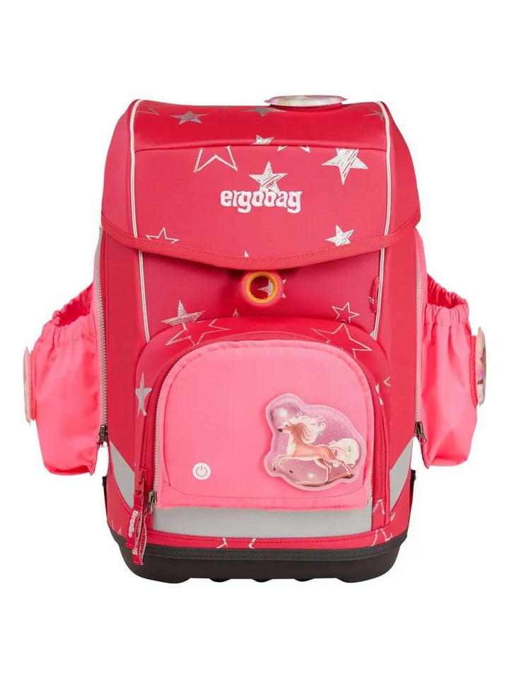 Ergobag Ergobag Schulranzen Fluo LED Seitentaschen Set, reflektierend, Rosa, – Produktbild 4 von 4