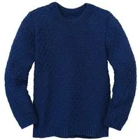 Disana Disana Kinder Aran Pullover kbT-Merinowolle, Marine, – Produktbild 1 von 1