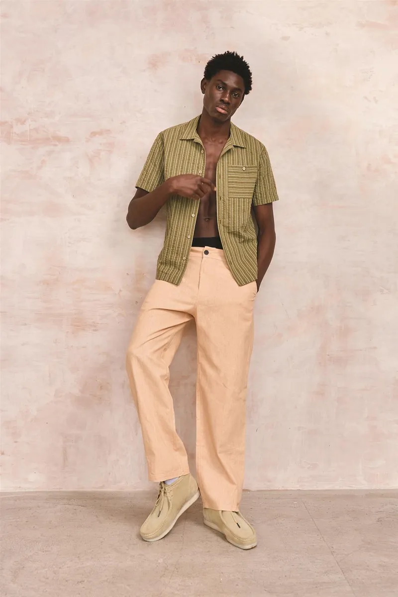 KOMODO Leinen-Hose Modell: Makulu, Sand, – Produktbild 1 von 3