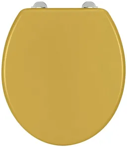Wenko Wenko WC-Sitz Prima, matt, aus MDF, feuchtigkeitsresistent, Edelstahlbefestigung – Produktbild 1 von 1