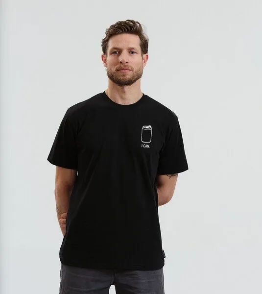 Gary Mash GARY MASH Shirt I Can. aus Biobaumwolle, Schwarz, – Produktbild 2 von 4