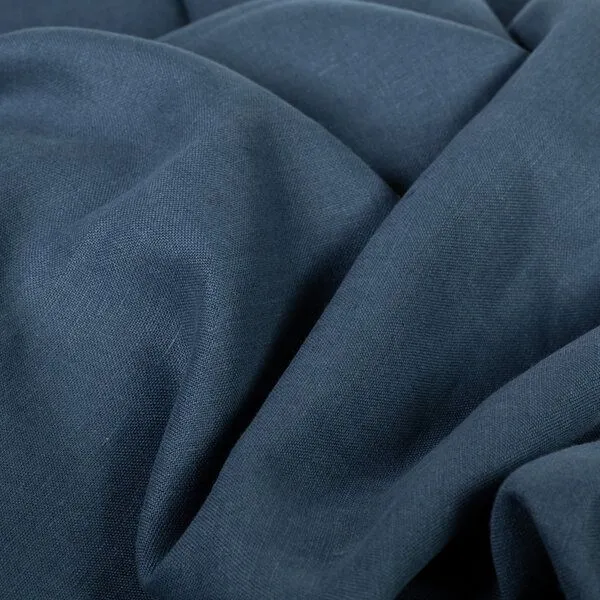 Vieböck Vieböck Klassische Leinengewebe mit typischen Strukturen in kräftigen Farben | 100% Leinen (69,50€/m), Blau, – Produktbild 1 von 1
