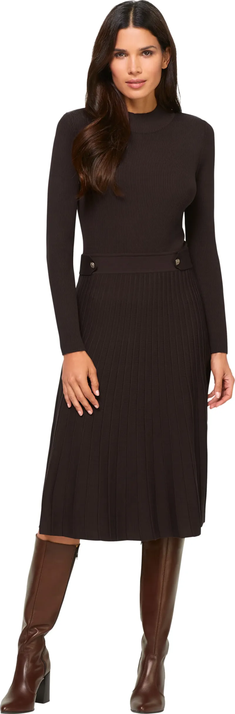 heine Strickkleid, Schoko, – Produktbild 2 von 2