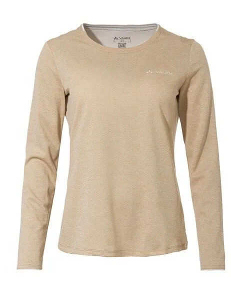 Vaude VAUDE T-Shirt Women's Essential LS T-Shirt, Beige, – Produktbild 3 von 7
