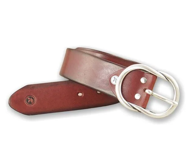 Greenbelts Greenbelts Damen Ledergürtel ANDREA, Bordo, – Produktbild 3 von 3