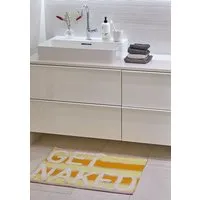 liv interior liv interior Hand-getüftete Badematte NAKED, Gelb/orange, – Produktbild 1 von 1