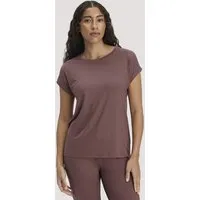 hessnatur hessnatur Kurzarm Schlafshirt Relaxed PURE FLOW aus TENCEL Modal, Rosébraun, – Produktbild 1 von 1