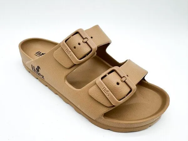 thies Vegane Ecofoam Sandale thies, Cappuccino, – Produktbild 2 von 4